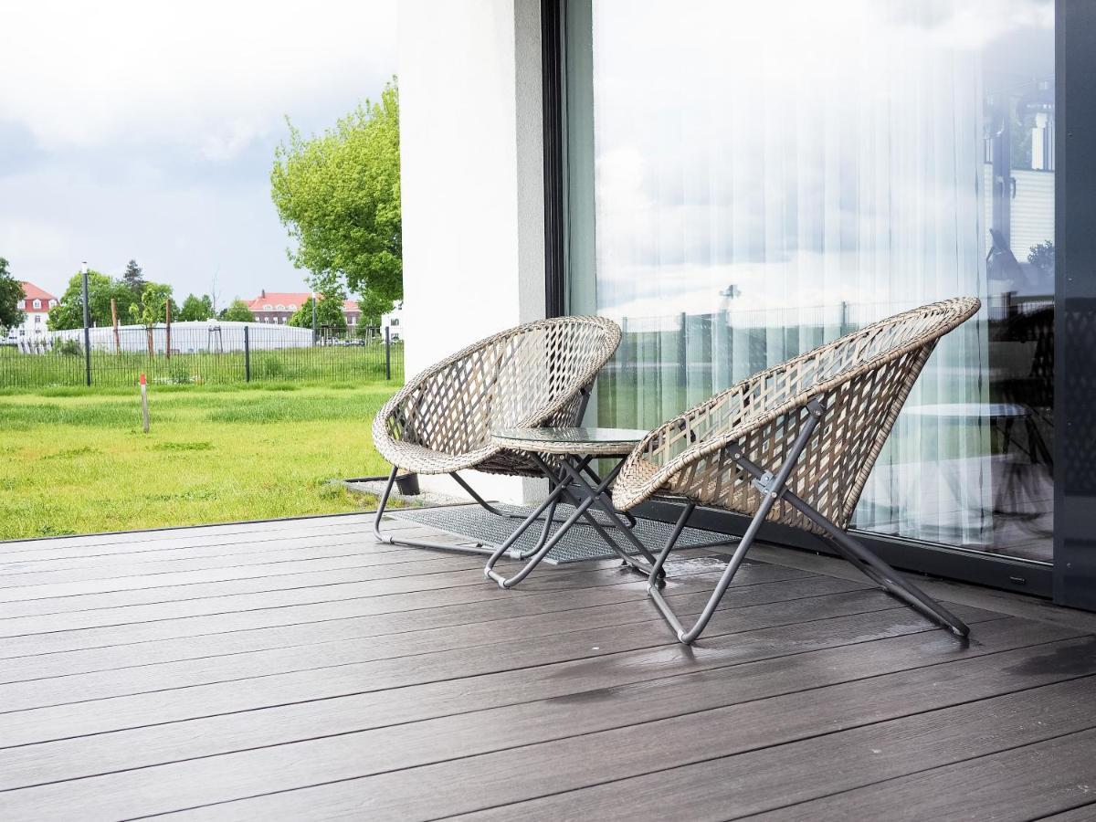 Moderne Ferienwohnung Mit Seeblick & Terrasse 96Qm グロースレッシェン エクステリア 写真